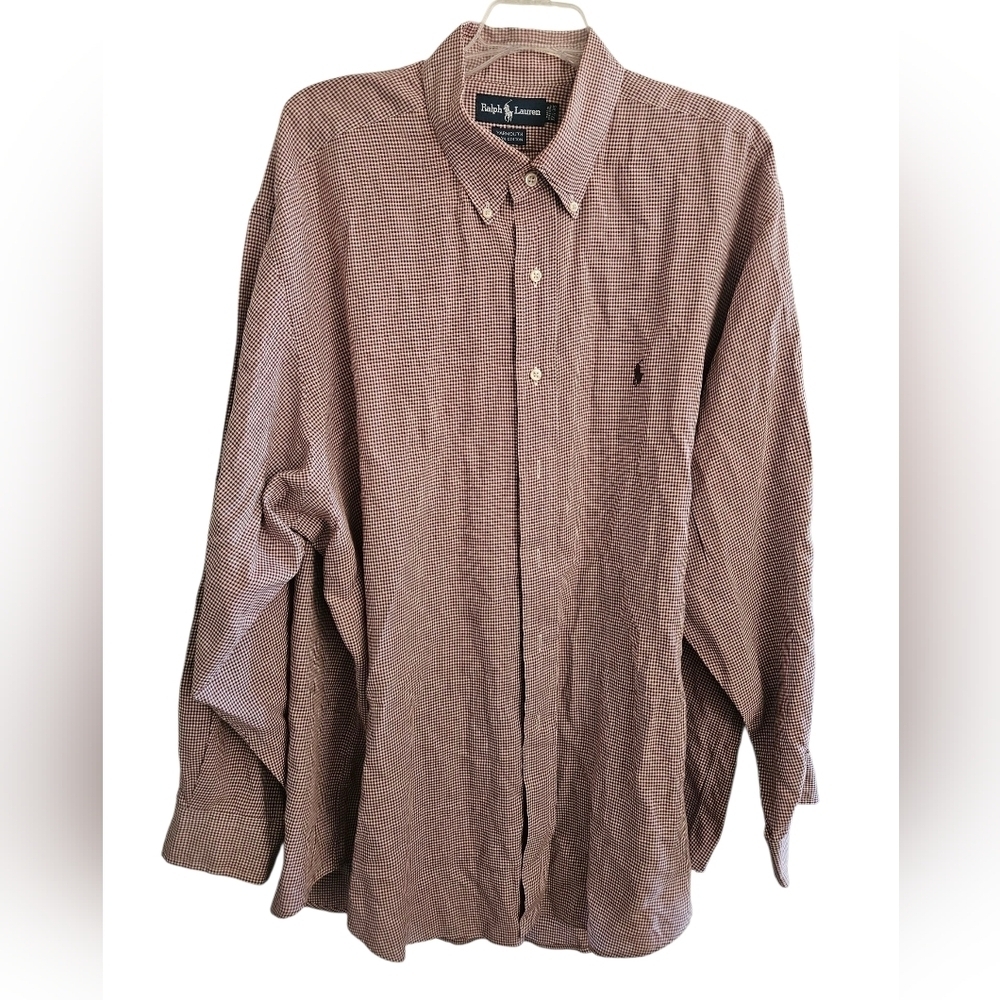 Ralph Lauren Polo Yarmouth Button Down Shirt Men 17.5-35